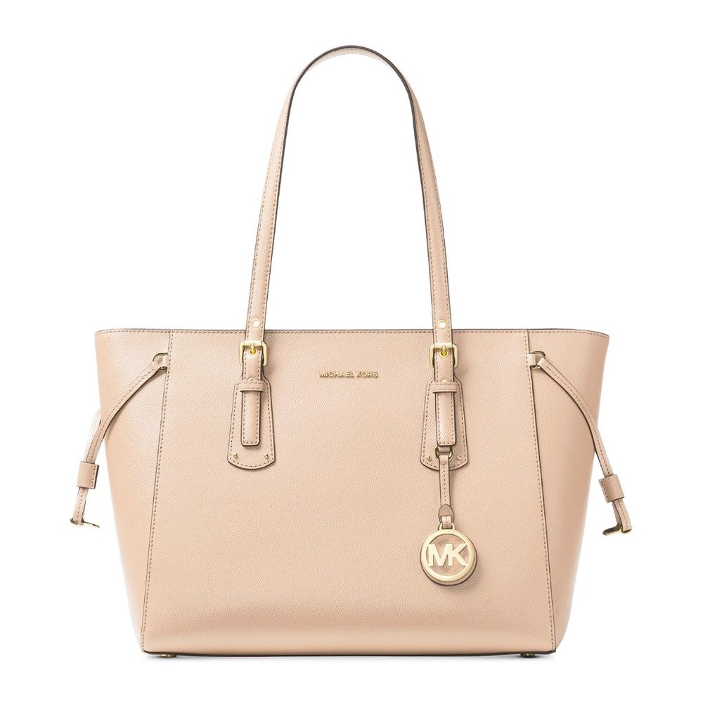 Michael Kors Voyager Leather Tote Soft Pink